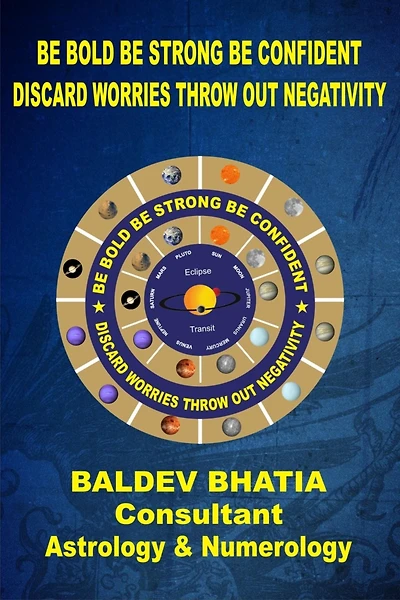 Be Bold Be Strong Be Confident: Discard Worries Throw out Negativity
