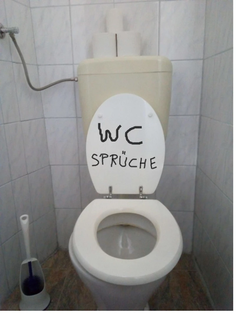 WC Sprüche: Die Weisheit des Lebens findet man an den WC Wänden der Welt
