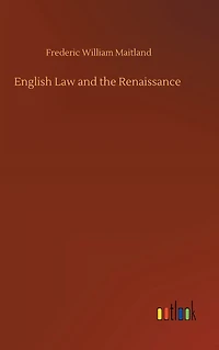English Law and the Renaissance