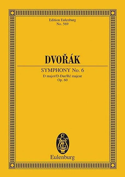 Symphony No. 6 in D Major, Op. 60: Study Score