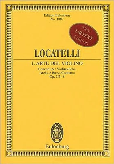 L'Arte del Violino Op. 3, Nos. 5-8: Concertos for Violin Study Score