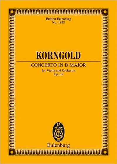 Concerto in D Major, Op. 35: Study Score