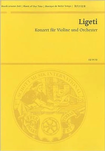 Concerto for Violin and Orchestra: Study Score
