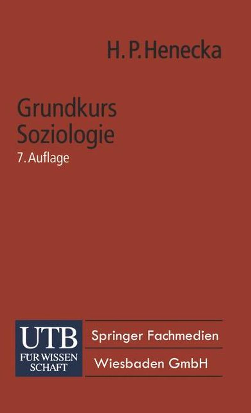 Grundkurs Soziologie