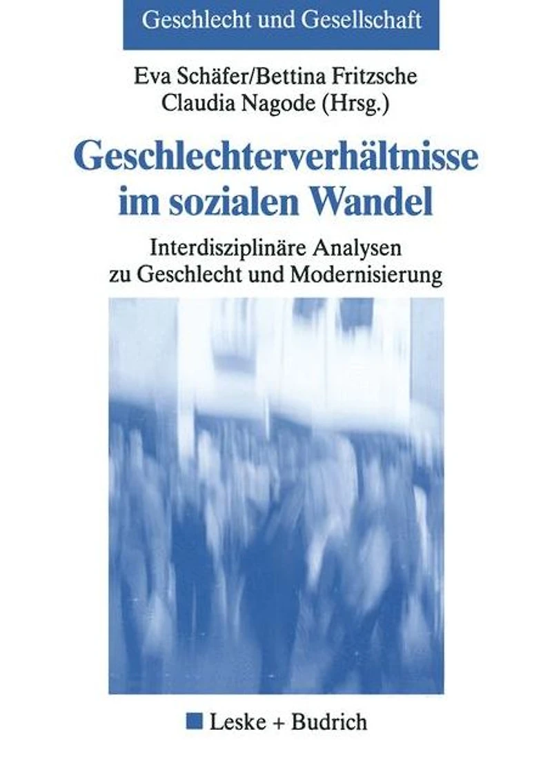 Geschlechterverhältnisse im sozialen Wandel: Interdisziplinäre Analysen zu Geschlecht und Modernisierung