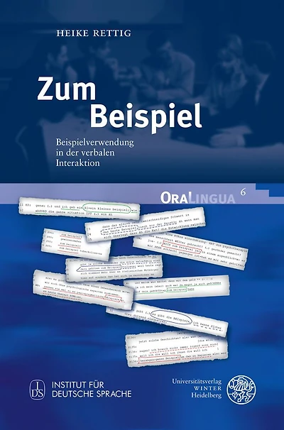 Zum Beispiel: Beispielverwendung in der verbalen Interaktion
