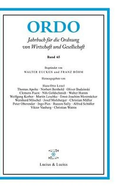 ORDO: Jahrbuch für die Ordnung von Wirtschaft und Gesellschaft