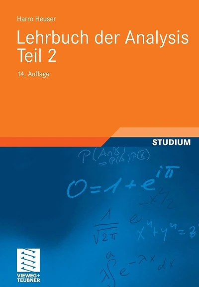 Lehrbuch der Analysis: Teil 2