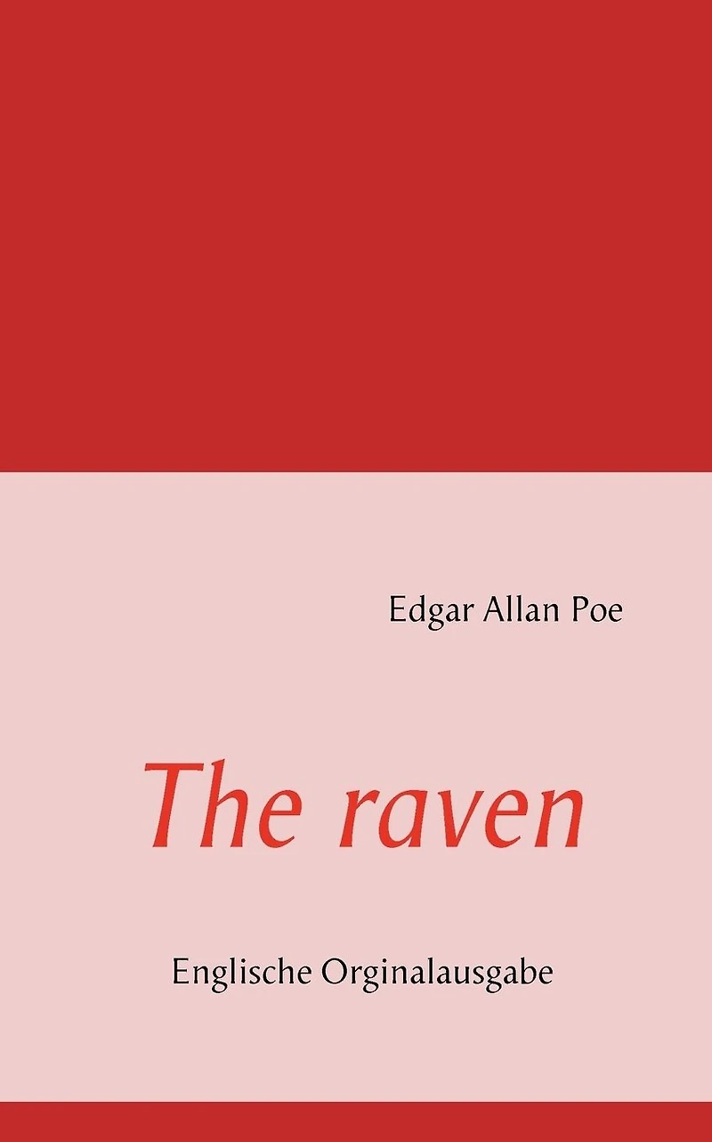The raven: Englische Orginalausgabe