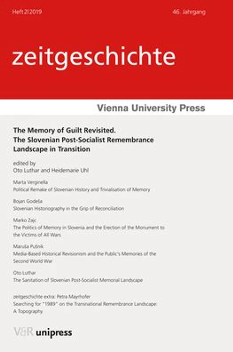 The Memory of Guilt Revisited: The Slovenian Post-Socialist Remembrance Landscape in Transition