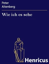 Wie ich es sehe