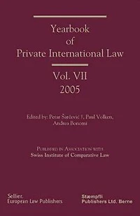 Yearbook of Private International Law: Volume VII (2005)