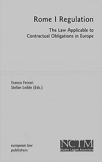 Rome I Regulation: The Law Applicable to Contractual Obligations in Europe