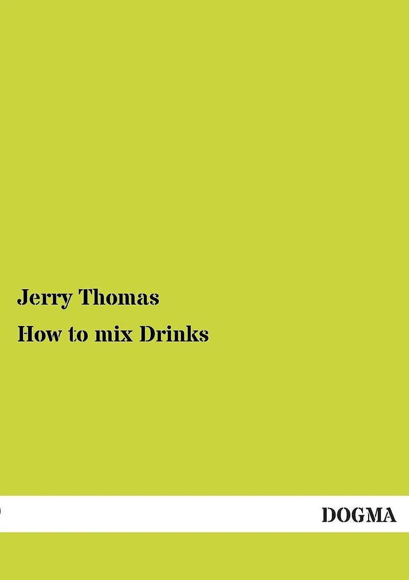 How to mix drinks