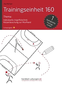 Individuelle Angriffstechnik: Körpertäuschung zur Wurfhand (TE 160): Handball Fachliteratur