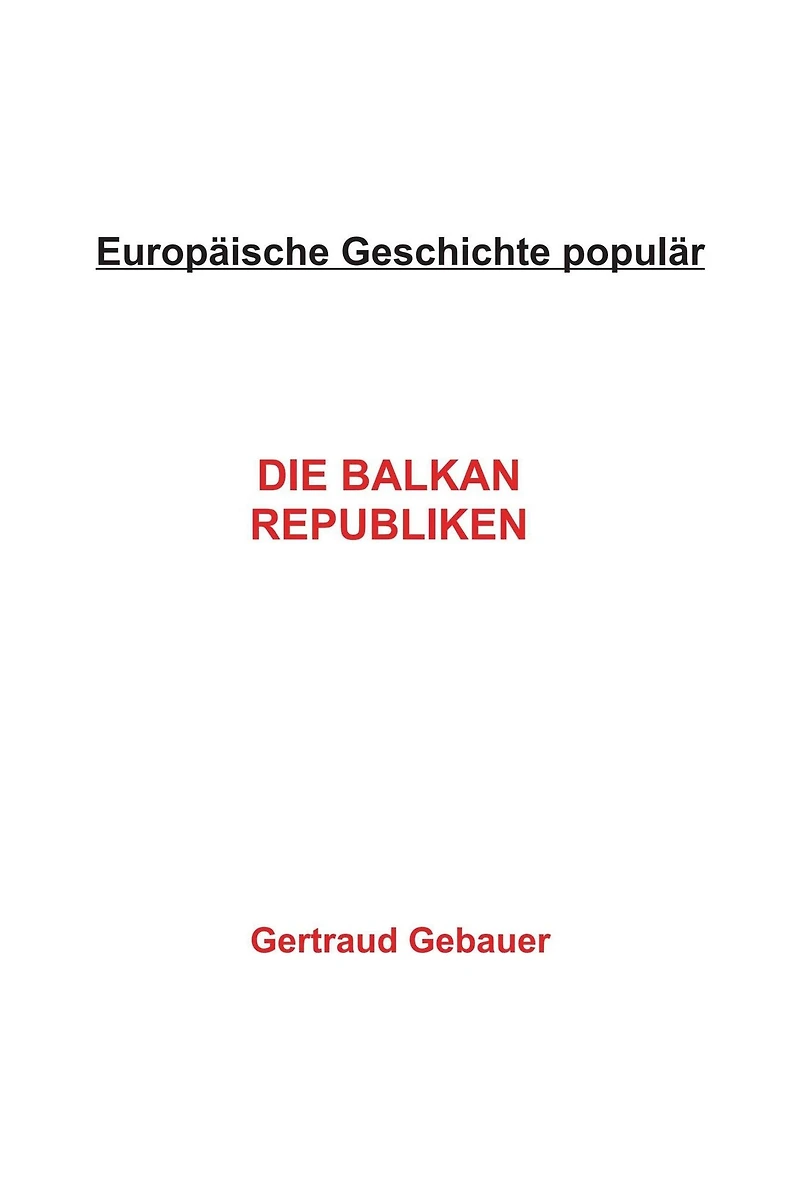 Die Balkan Republiken: kurz und bündig