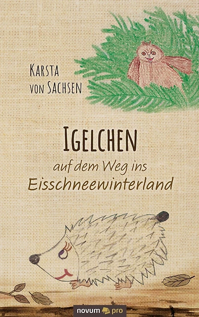 Igelchen auf dem Weg ins Eisschneewinterland
