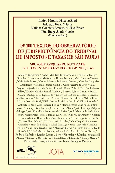 Os 100 textos do observatório de jurisprudência do tribunal de impostos e taxas de São Paulo