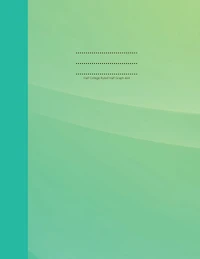 Half College Ruled Half Graph 4x4: Dual Notebook Graph & Line/ Composition Notebook Half College Ruled & Half Graph paper, Squared, Science, Math's, Biolog