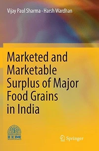 Marketed and Marketable Surplus of Major Food Grains India