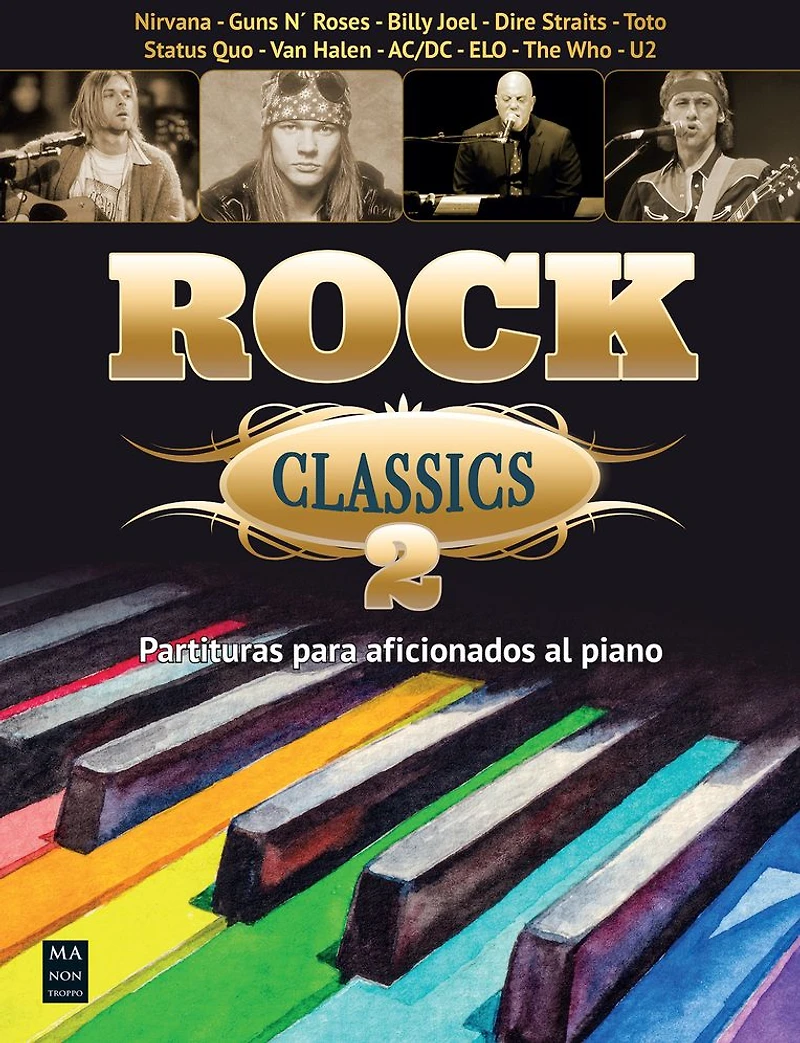Rock Classics 2: Partituras para aficionados al piano