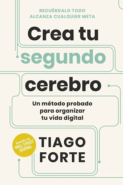Crea tu segundo cerebro: Un método probado para organizar vida digital