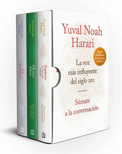 Estuche Harari (contiene: Sapiens; Homo Deus; 21 lecciones para el siglo XXI) / Yuval Noah Harari Books Set (Sapiens, Homo Deus, 21 Lessons for 21st Century)