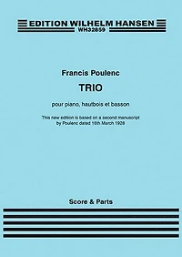 Trio for Piano, Oboe and Bassoon: Revised Version - Score and Parts