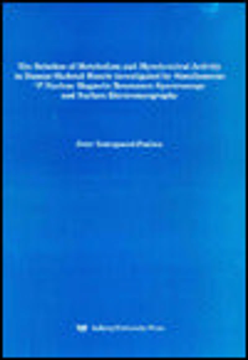 The Relation of Metabolism and Myoelectrical Activity in Human Skeletal Muscle Investigate