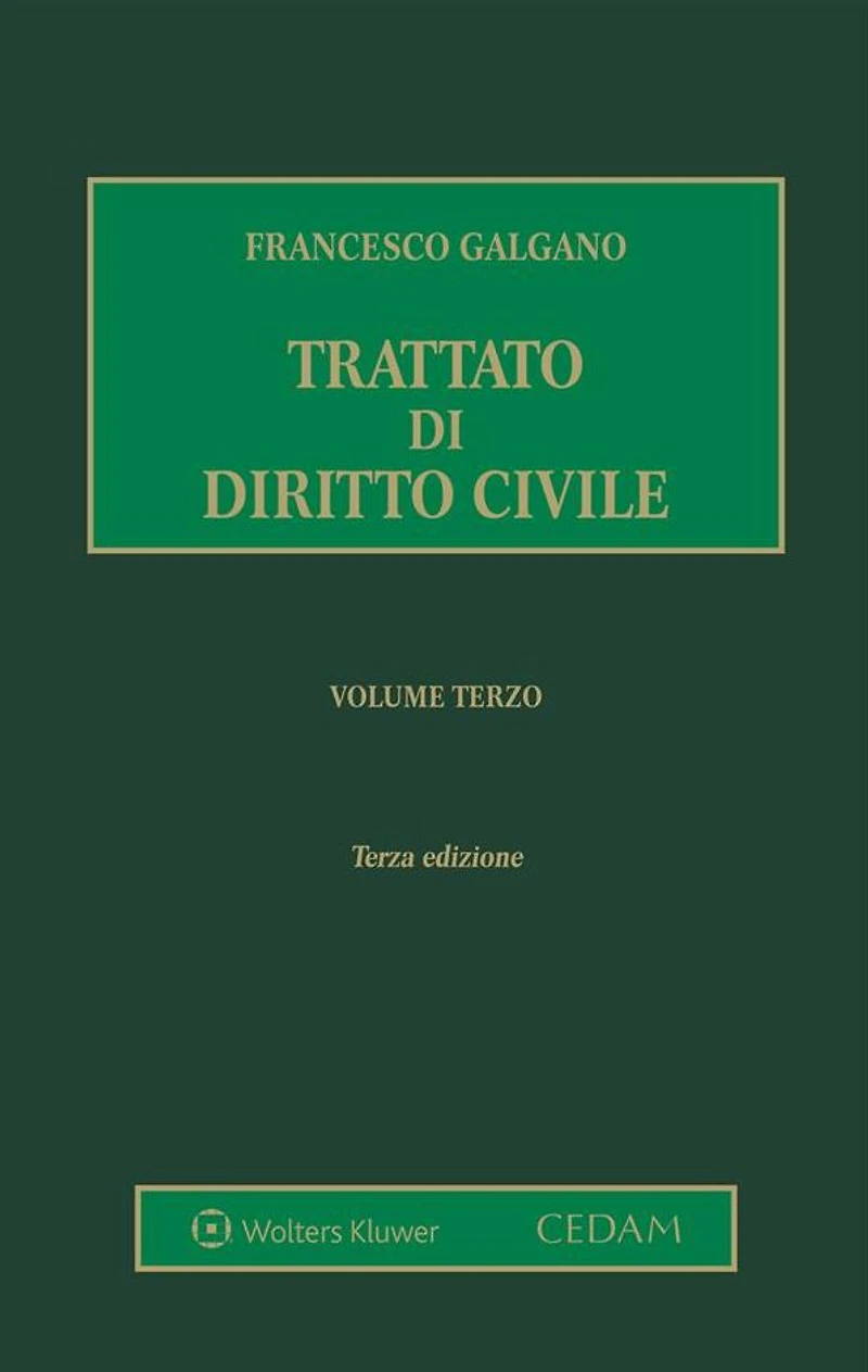 Trattato di diritto civile. Volume 3