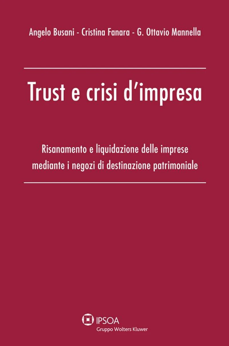 Trust e crisi d'impresa