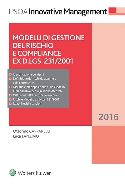 Modelli di gestione del rischio e Compliance ex d.lgs. 231/2001