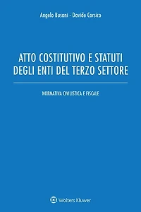 Atto costitutivo e stati degli enti del terzo settore