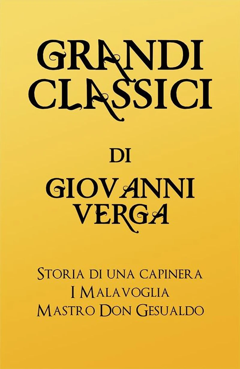 Grandi Classici di Giovanni Verga