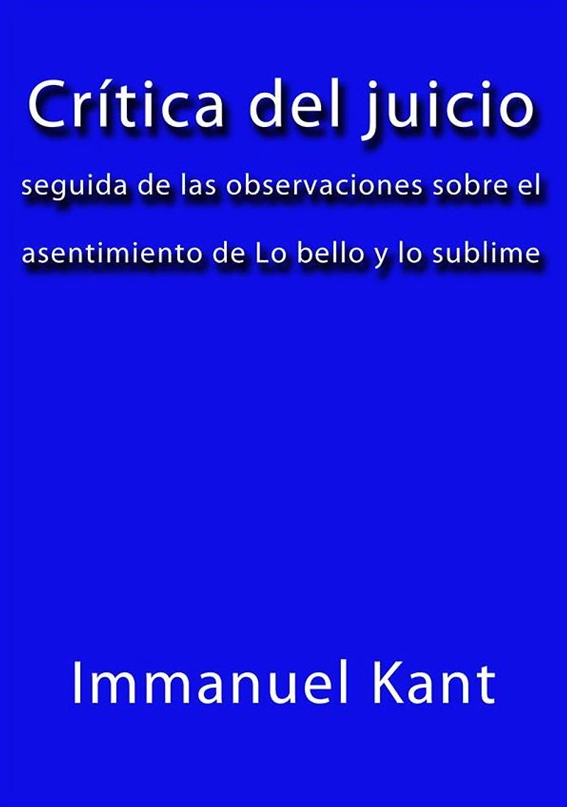 Crítica del juicio