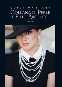 Collana di perle e fili d'argento