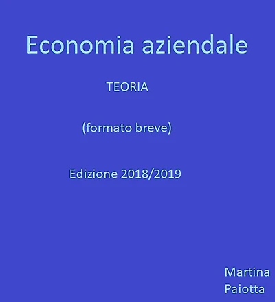 Economia Aziendale - Teoria (formato breve)