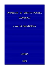 Problemi di Diritto Penale Canonico