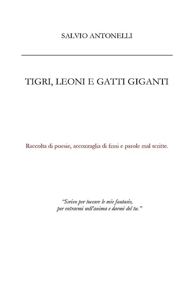 Tigri, leoni e gatti giganti