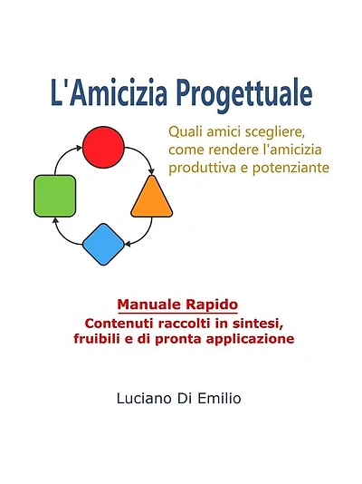 L'Amicizia progettuale: Come scegliere gli amici, come rendere l'amicizia produttiva e potenziante.