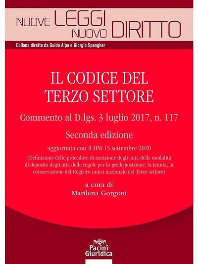 Il codice del terzo settore - Seconda edizione: Commento al D.lgs. 3 luglio 2017, n. 117 Seconda edizione aggiornata con il DM 15 settembre 2020