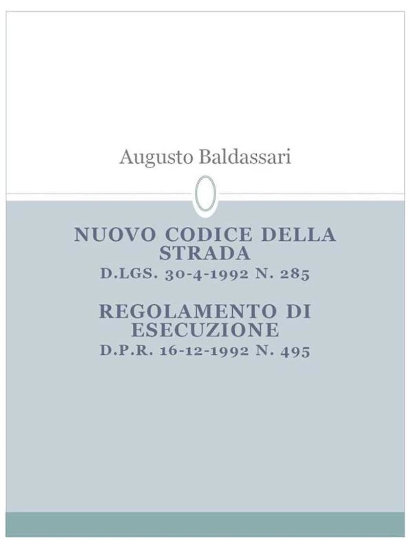 Nuovo codice della strada