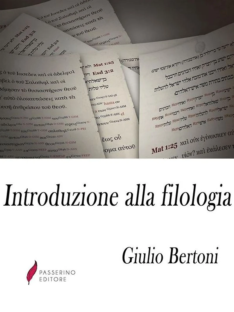 Introduzione alla Filologia