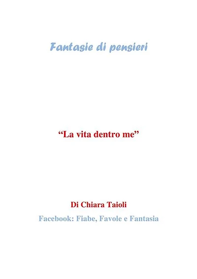 La vita dentro me
