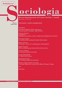 Naufragio con spettatore. Alcune considerazioni preliminari sul narcisismo: Published in Sociologia 2bis/2014 - Rivista quadrimestrale di Scienze Storiche e Sociali - Culture politiche in mutamento