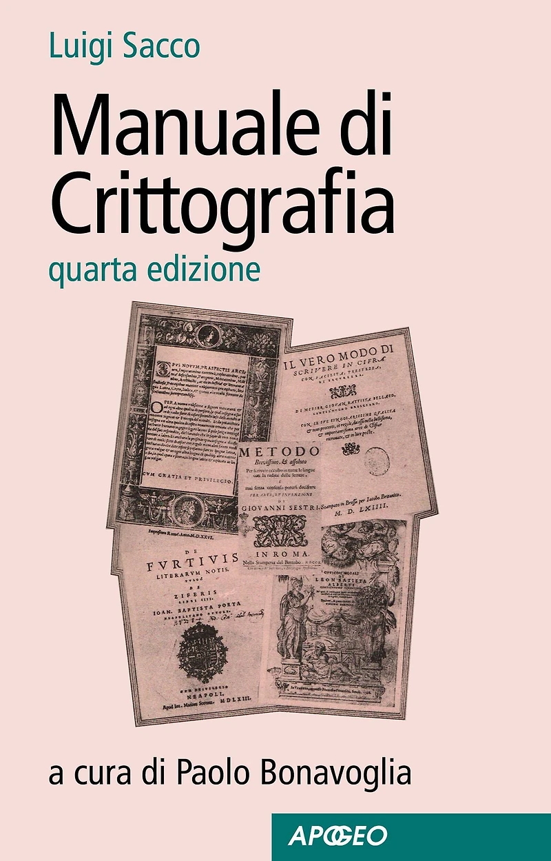 Manuale di Crittografia: quarta edizione