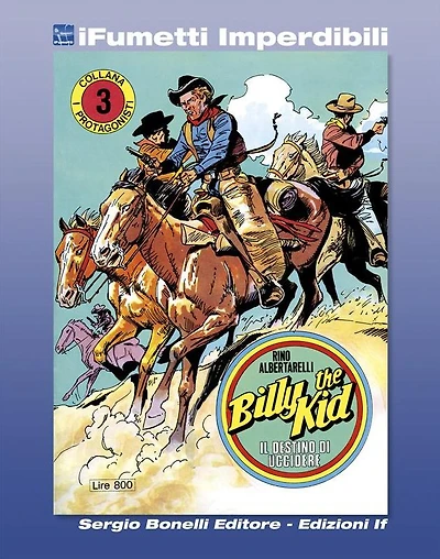 I Protagonisti n. 3 (iFumetti Imperdibili): Billy the Kid - Il destino di uccidere, I Protagonisti n. 3, novembre 1974