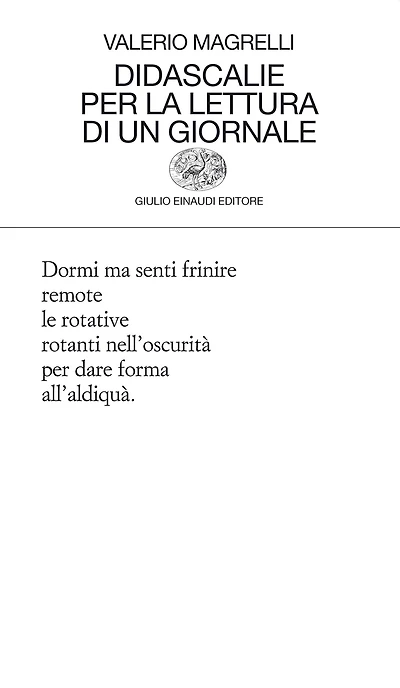 Didascalie per la lettura di un giornale