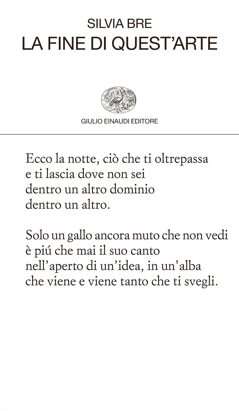La fine di quest'arte