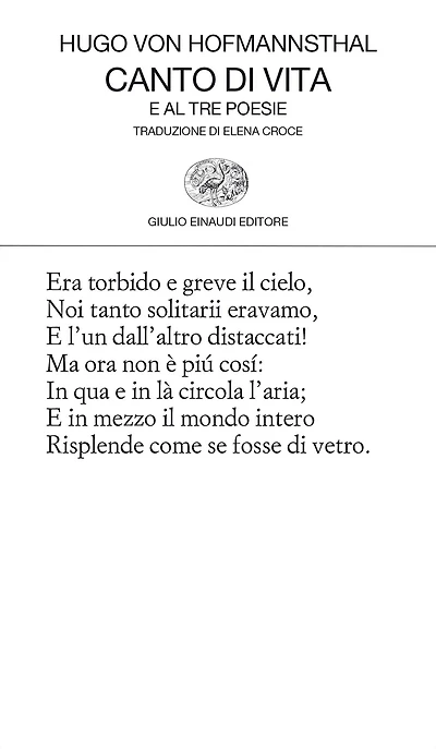 Canto di vita e altre poesie
